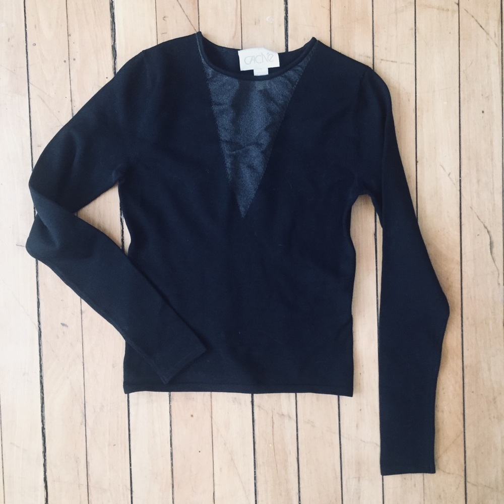 Vintage Cache silk sweater